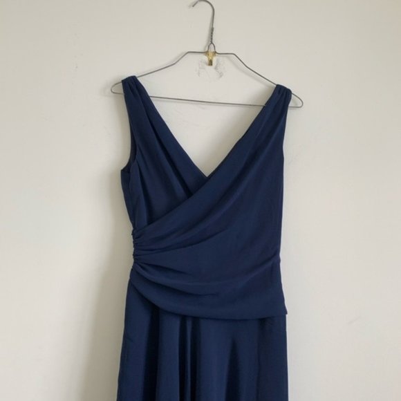 Ralph Lauren Navy Floor Length Gown - Picture 4 of 5